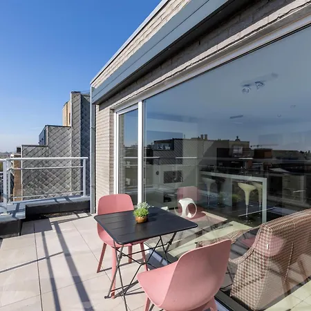 Daire Penthouse Bij Leopoldpark